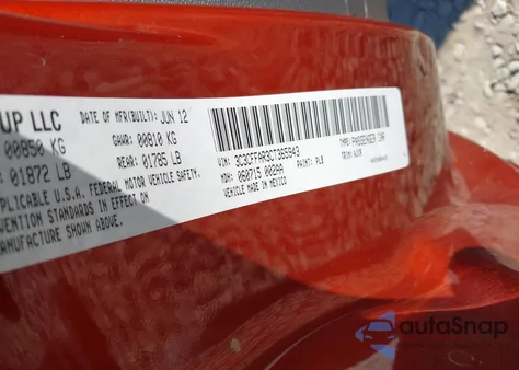 2012 Fiat 500 Pop from USA, damaged, VIN 3C3CFFAR3CT365943